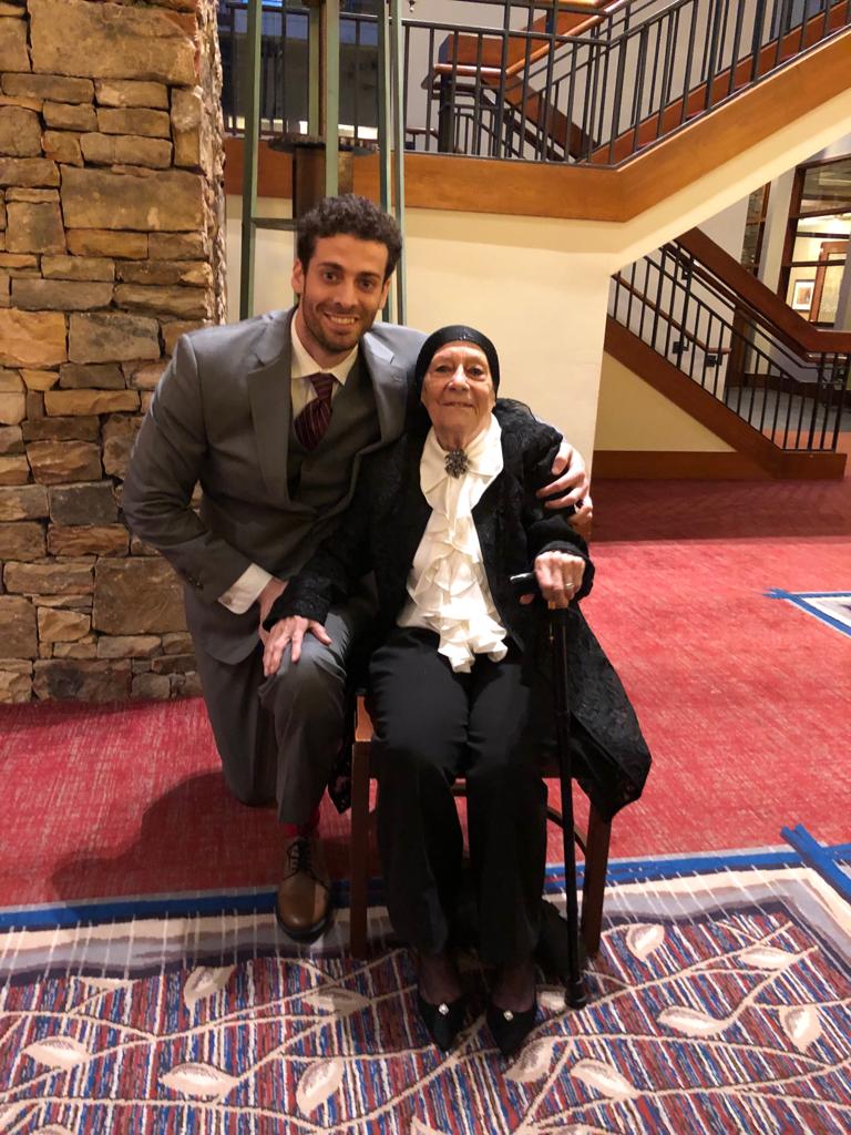 a man and woman posing for a picture